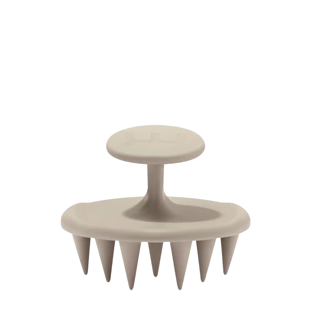 MON MOU Soft Scrub Brush Taupe - Силіконова щітка для очищення шкіри голови MON MOU Soft Scrub Brush Taupe - Силіконова щітка для очищення шкіри голови